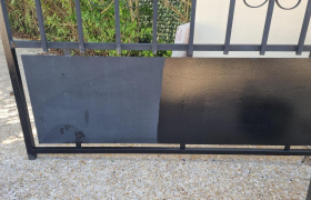  Peinture métal  sur  portail  Etampes