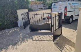  Peinture métal  sur  portail  Etampes